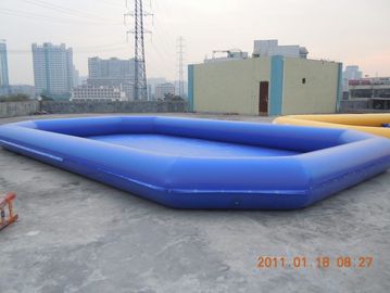 China Amusement PVC tarpaulin Inflatable water pool 0.6mm - 0.9mm for Summer Aqua Theme Parkon sales